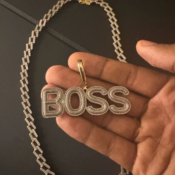 BOSS Gold Necklace for Men
